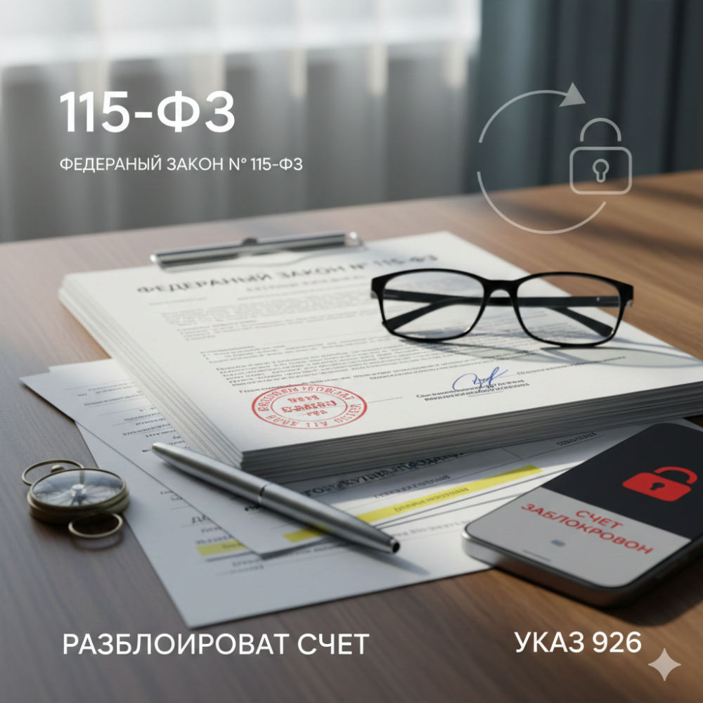 Блокировка счета по 115-ФЗ