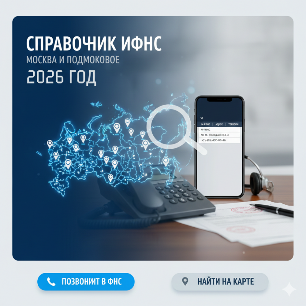 Адреса и телефоны налоговых инспекций Москвы 2026
